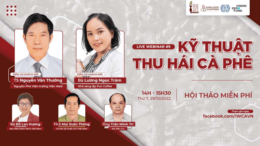 Webinar #9: Kỹ thuật thu hái cà phê